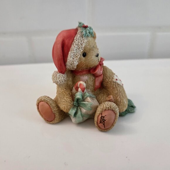 Vintage Cherished Teddies Denise December Christmas 1993 - Picture 1 of 3